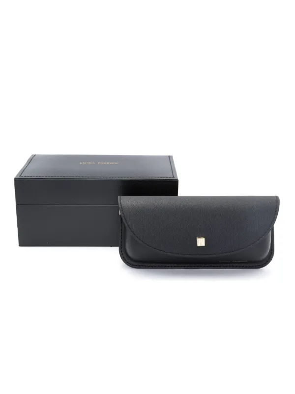 Linda Farrow Taylor rectangle-frame Sunglasses | Gold | FARFETCH display picture 3