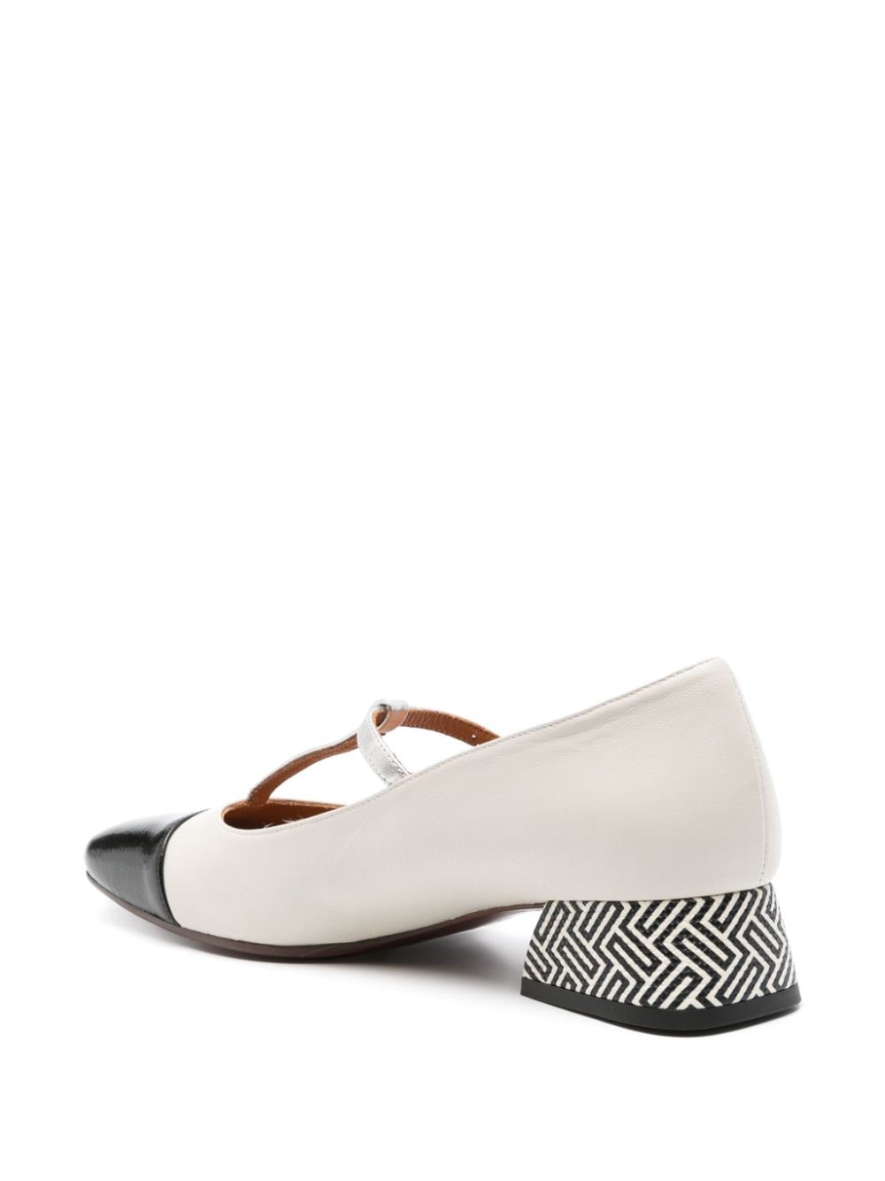 Shop Chie Mihara Hebi 35mm Pumps In White