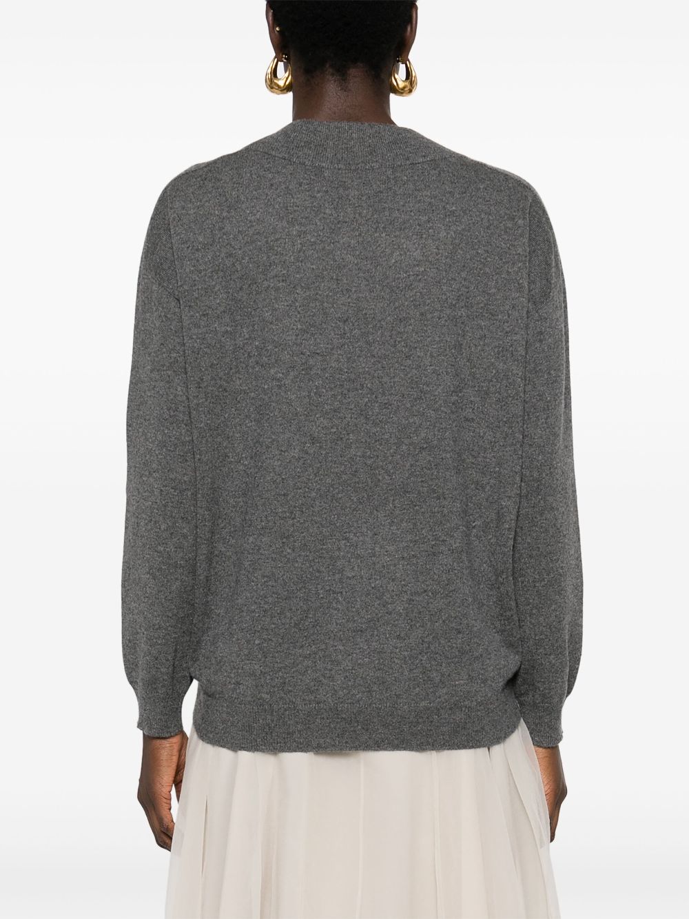 Brunello Cucinelli Monili-detail cashmere jumper Women