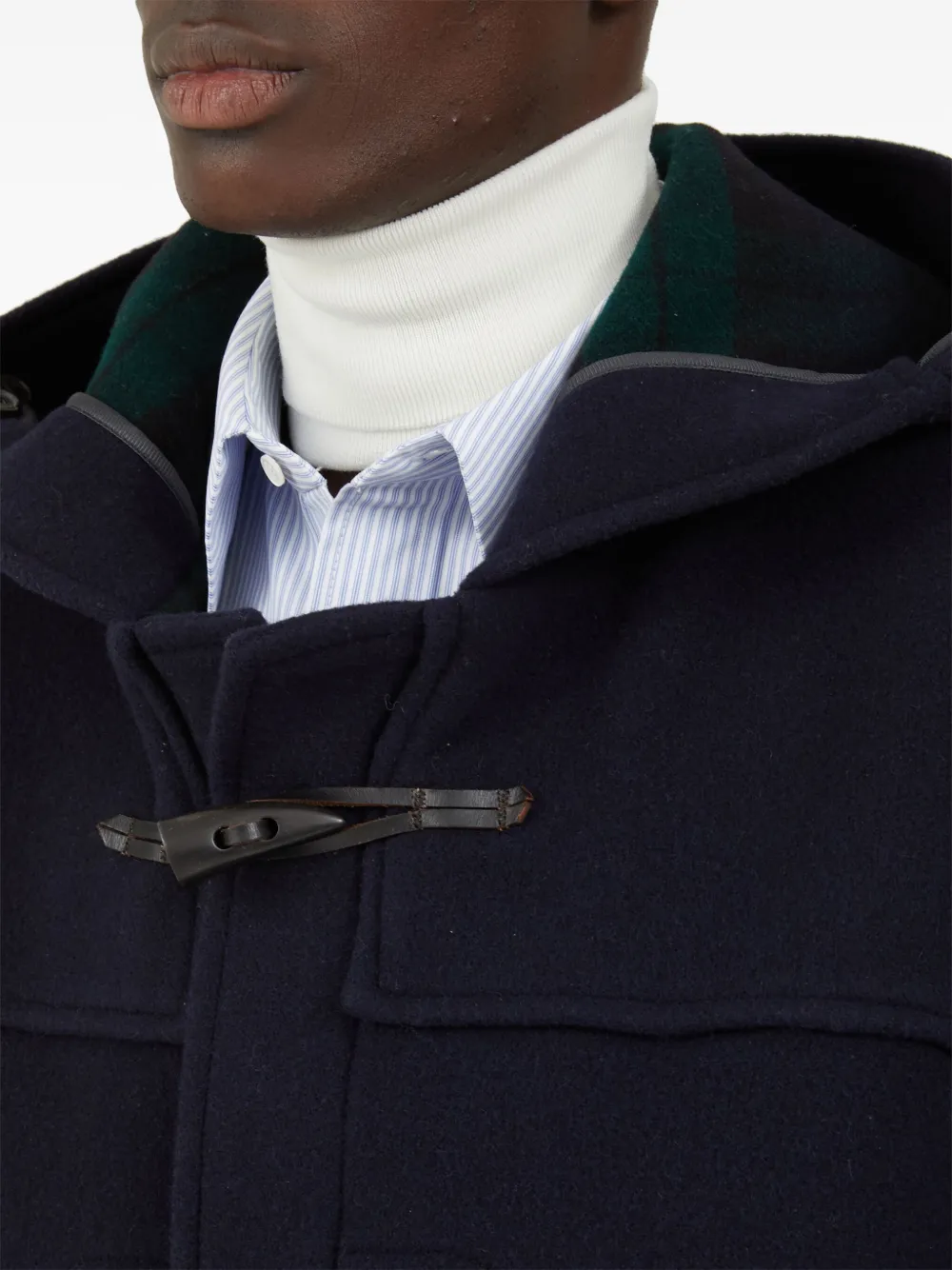 Cheap Maison Margiela hooded wool coat Men