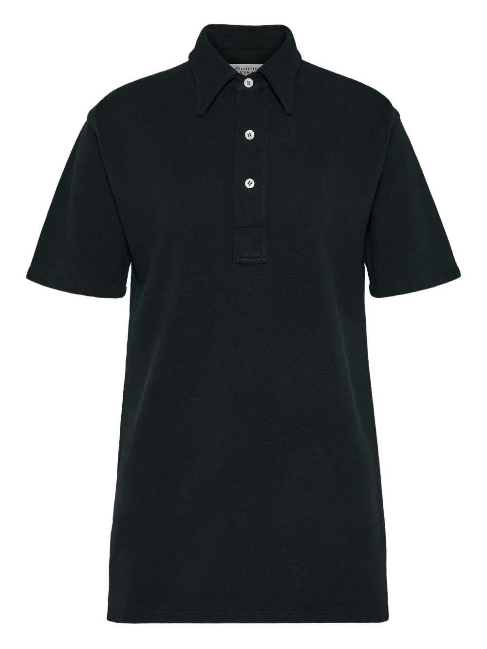 Maison Margiela Polo con tre bottoni - Nero