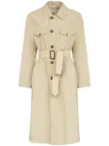 Maison Margiela canvas belted trench coat - Neutrals