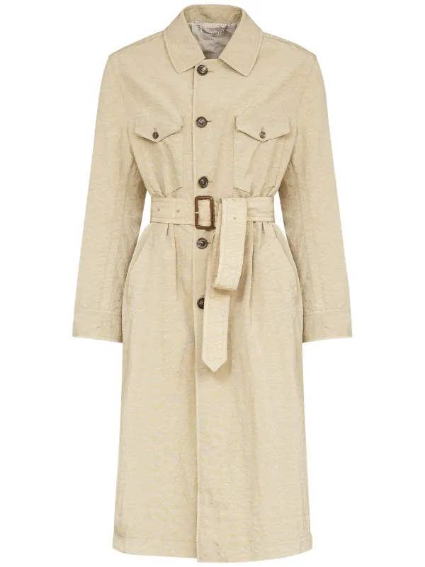 Maison Margiela トレンチコート Maison Margiela キャンバス トレンチコート | ニュートラル