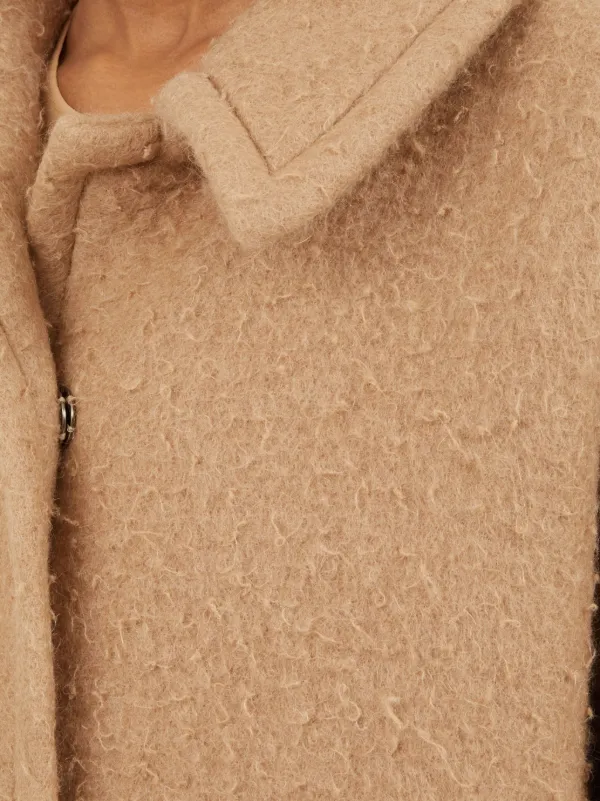Maison Margiela Oversized Effect Bouclé Mohair Coat
