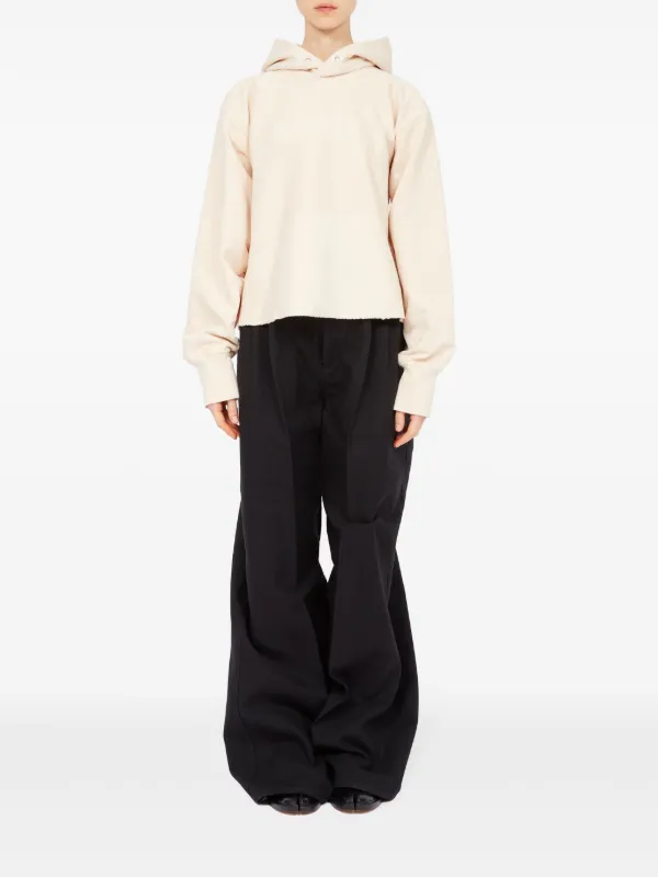 Maison Margiela ロゴ パーカー | ニュートラル | FARFETCH JP