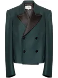 MM6 Maison Margiela double-breasted over-sized blazer - Green
