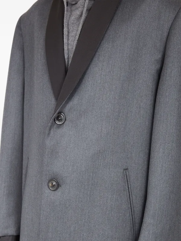 Maison Margiela レイヤード コート | グレー | FARFETCH JP Maison Margiela レイヤード コート | グレー | FARFETCH JP
