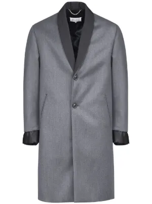 Sacai ドローストリング トレンチコート | グレー | FARFETCH JP
