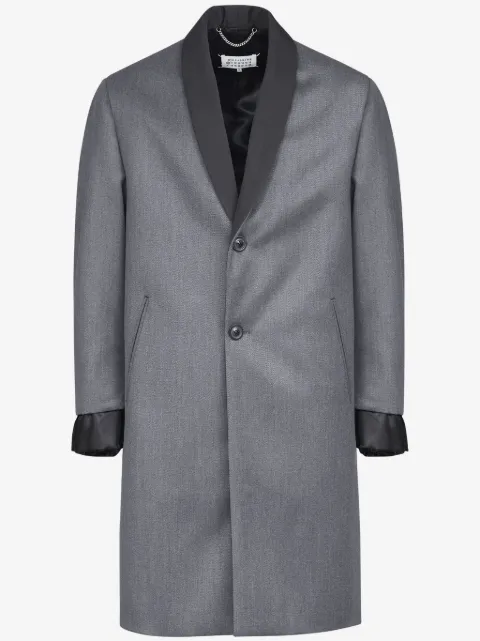 Maison Margiela cavalry layered twill coat