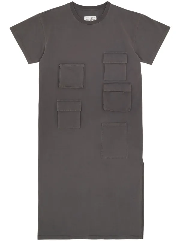 MM6 maison on sale margiela jersey dress