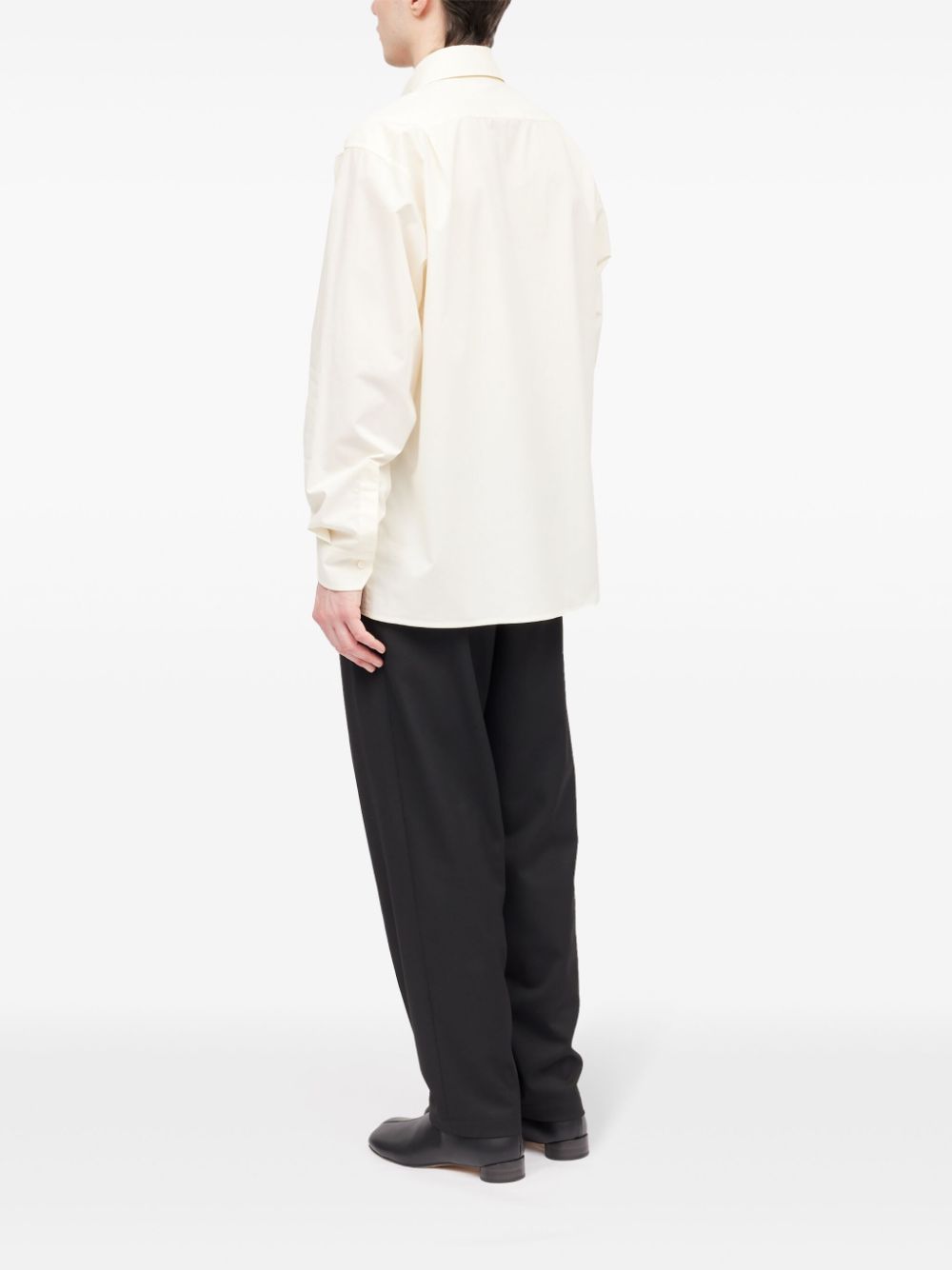 MM6 Maison Margiela numbers-motif cotton shirt Men