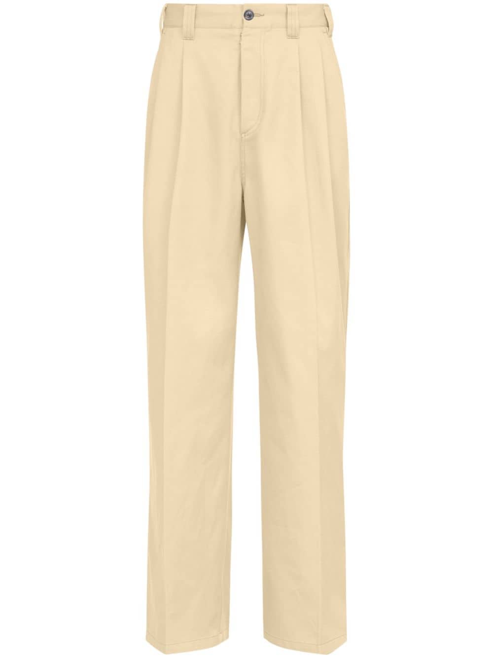 Maison Margiela Skater Chino Trousers In Neutrals
