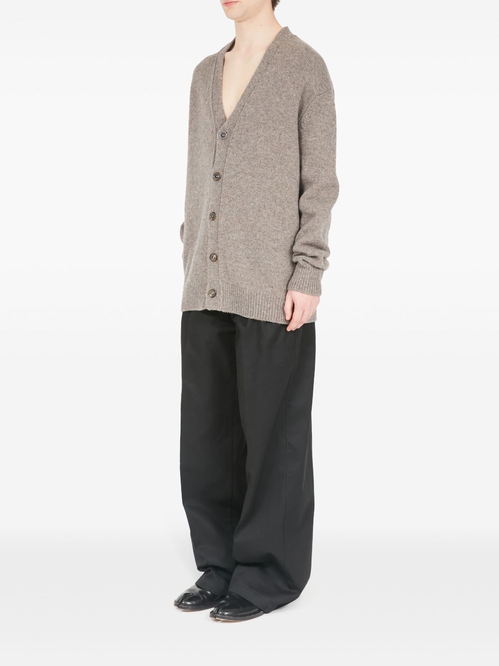 Maison Margiela v-neck wool cardigan Men