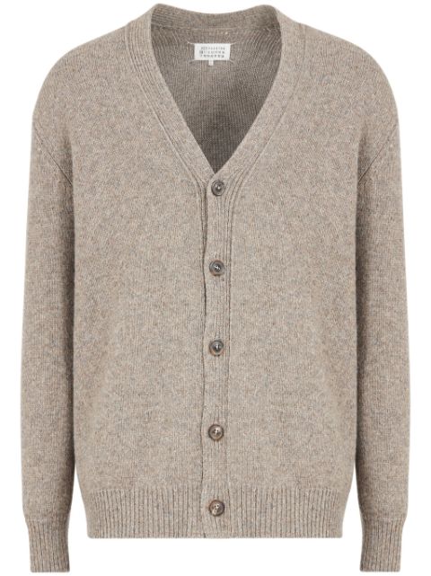 Maison Margiela v-neck wool cardigan Men