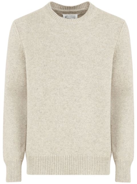 Maison Margiela crew neck four-stitch jumper Men