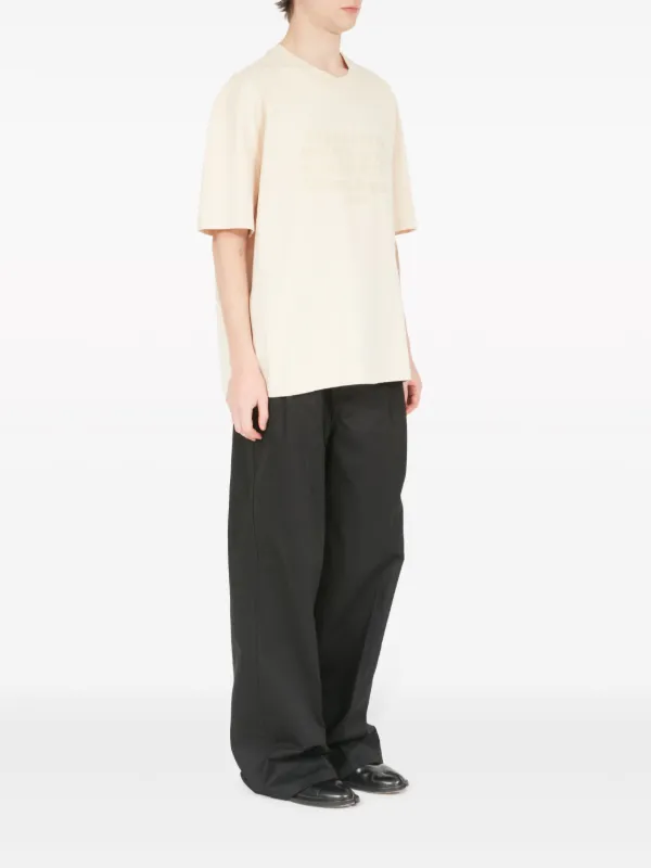 Maison Margiela numbers-embroidered Cotton T-shirt