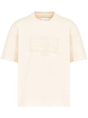 トップス MAISON MARGIELA MEMORY OF LABEL TEE Maison Margiela Memory Of Logo T-shirt | Neutrals | FARFETCH ZA