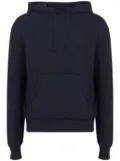 Maison Margiela pouch-pocket kntited hoodie - Blue