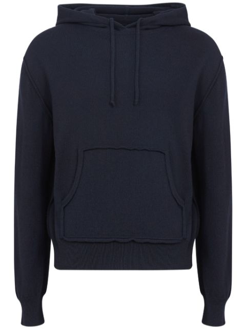 Maison Margiela pouch-pocket kntited hoodie Men