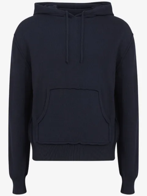 Maison Margiela pouch-pocket kntited hoodie
