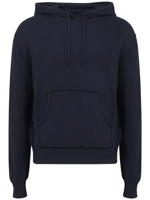 Hoodie en maille à poche plaquée - Maison Margiela - Modalova