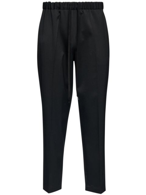 MM6 Maison Margiela drawstring tailoring wool trousers Women