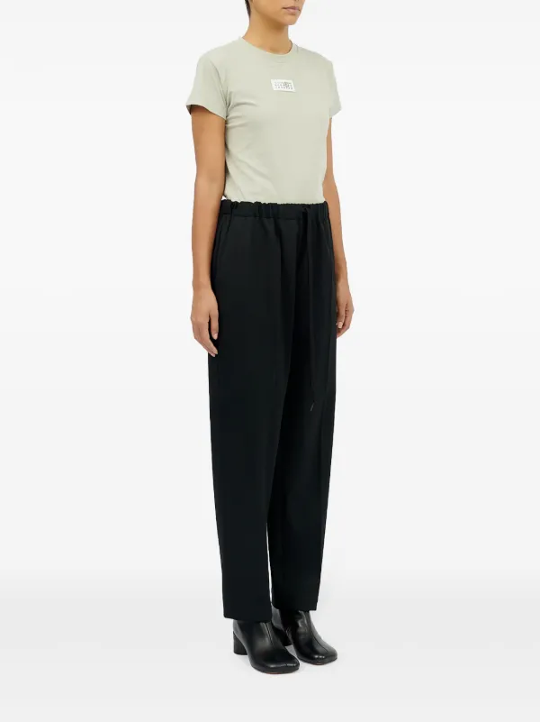 MM6 Maison Margiela Drawstring Tailoring Wool Trousers
