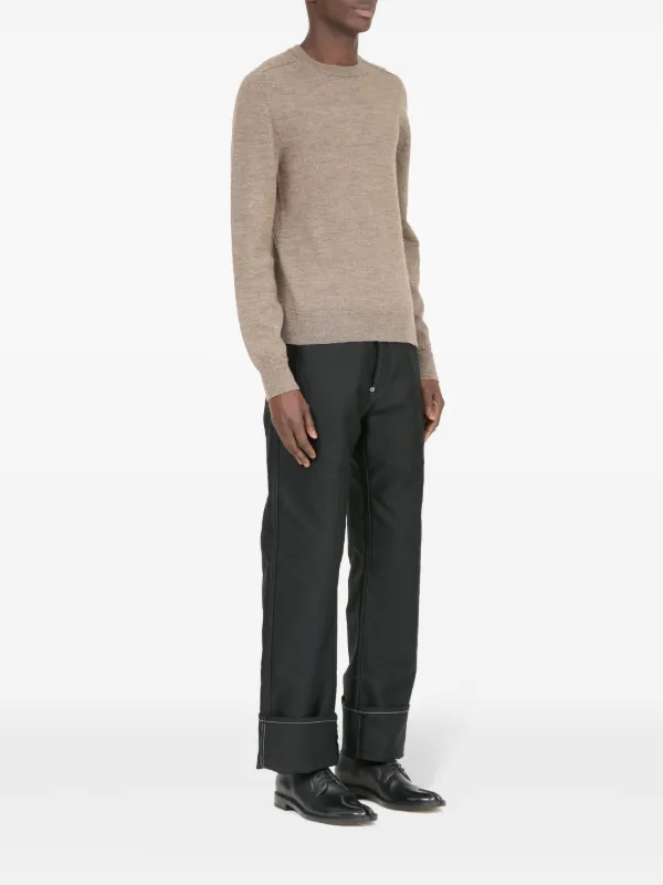 Maison Margiela エルボーパッチ カーディガン | ニュートラル 