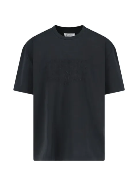 Maison Margiela embroidered logo T-shirt