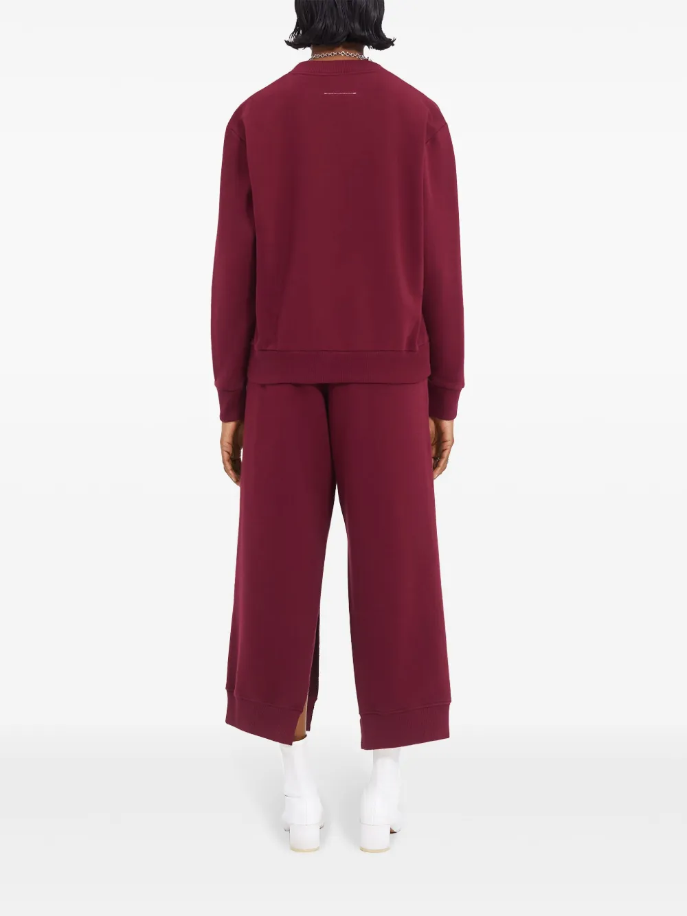 MM6 Maison Margiela Sweater met print Rood