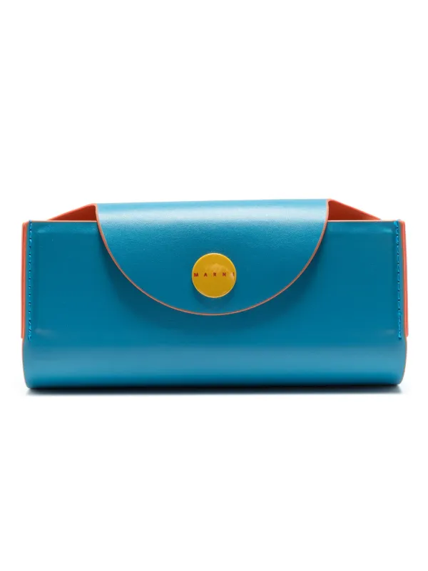 MARNI サマレクスクエアフレムクラス ZAMALEK XYJ Marni Eyewear Zamalek スクエア眼鏡フレーム | レッド