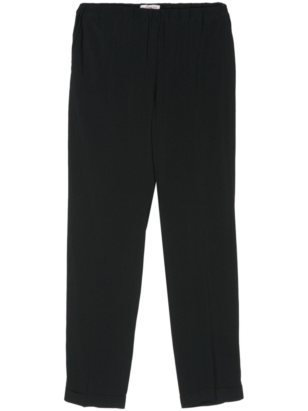 Alberto Biani Cropped broek Zwart