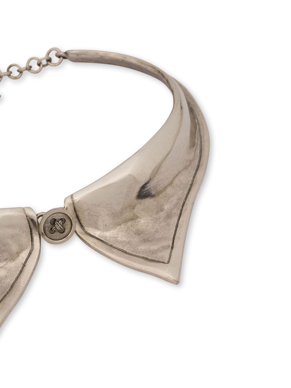 Moschino Choker met patroon - Zilver