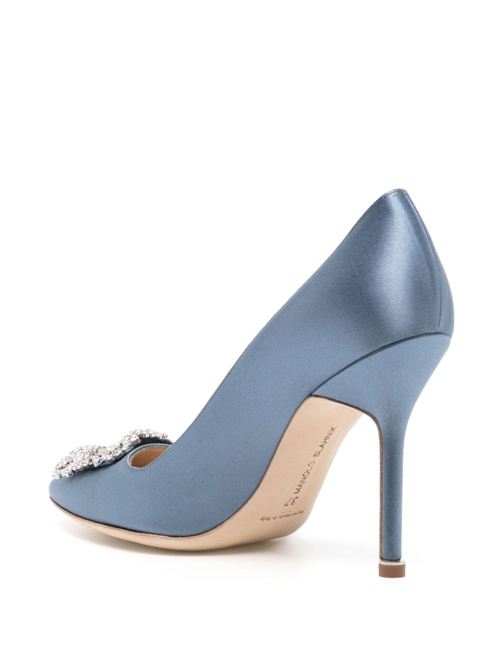 Manolo Blahnik Hangisi pumps Blauw