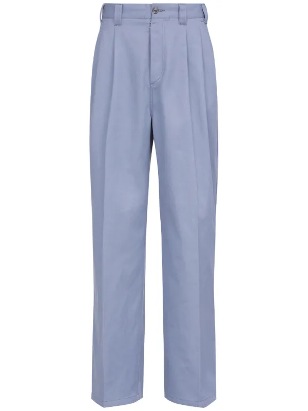 Maison Margiela Skater Chino Trousers | Blue | FARFETCH