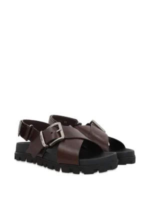 サンダル・ミュール MiuMiu FW25 Miu Miu With Heel Black (5I474EF055 038F0967) Miu Miu Sandals | FARFETCH US