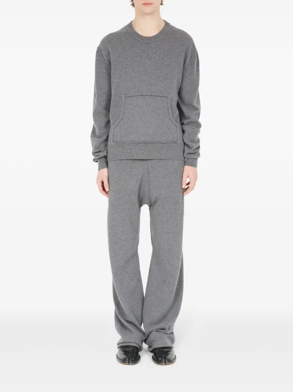 Maison Margiela pouch-pocket Sweater | Grey | FARFETCH