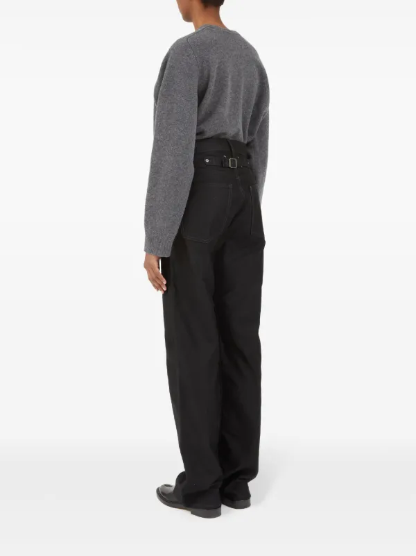 【MAISON MARGIELA】関税込☆ストレートジーンズ ブラック Maison Margiela ストレートジーンズ | ブラック | FARFETCH JP
