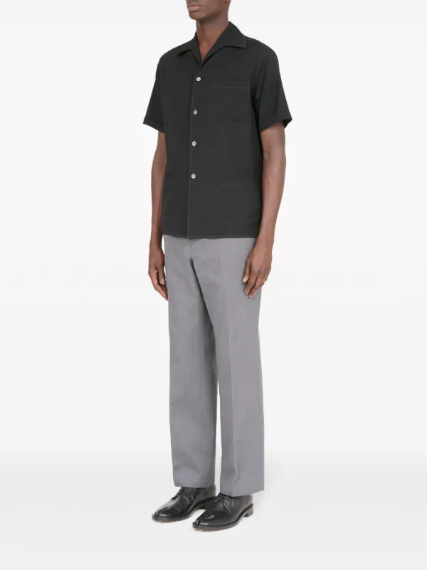 Maison Margiela ショートスリーブ シャツ | ブラック | FARFETCH JP