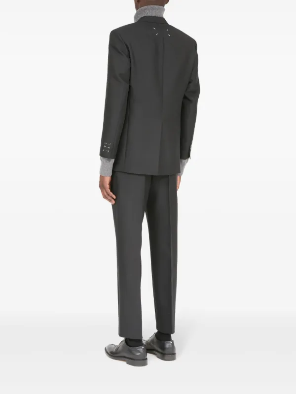 ジャケット Maison Margiela Single-breasted wool-silk blazer Maison Margiela single-breasted Wool Blazer | Black