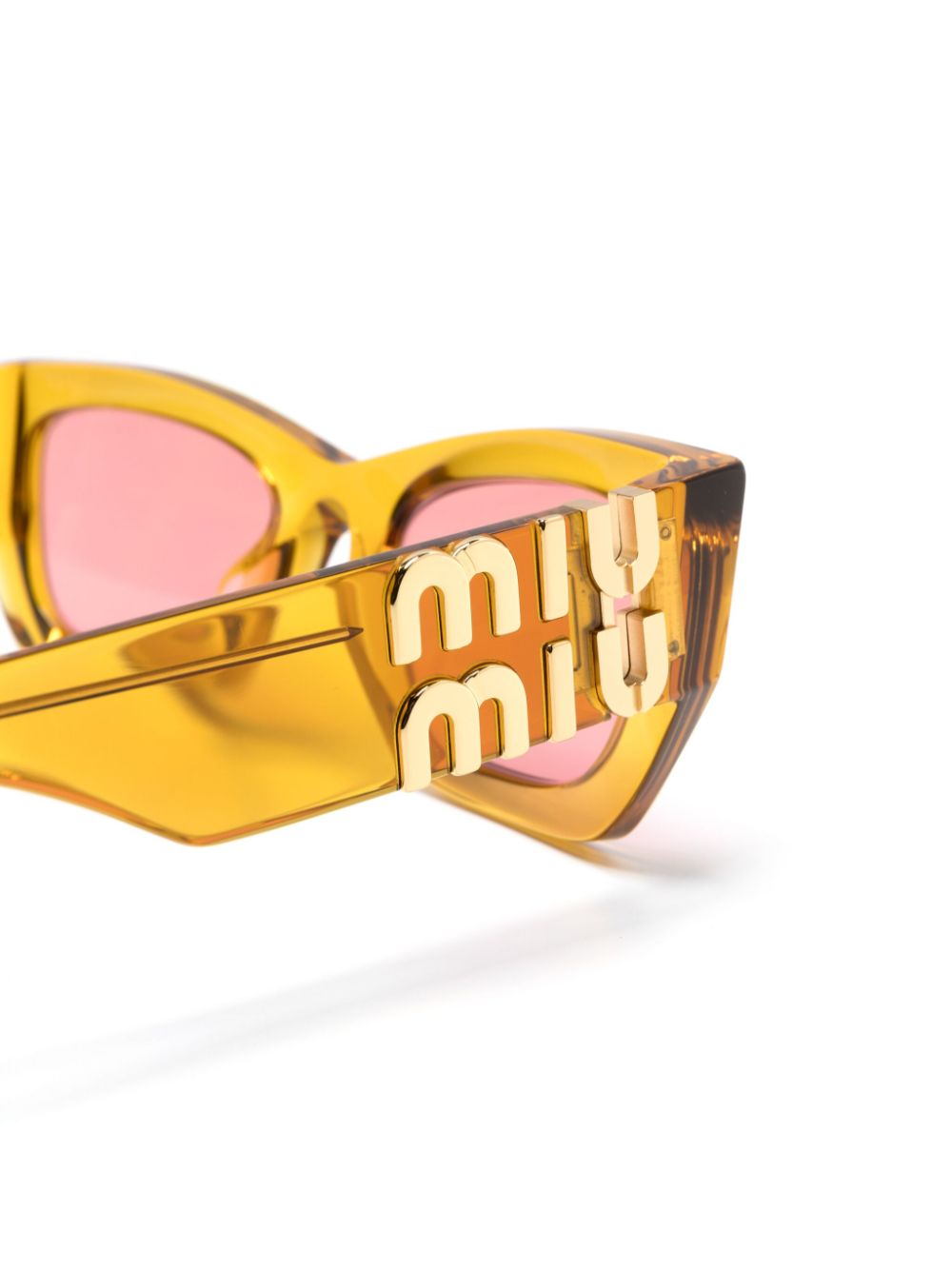 Miu Miu Eyewear logo-embossed sunglasses Women