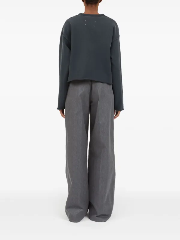 Maison Margiela ロゴ スウェットシャツ | グレー | FARFETCH JP