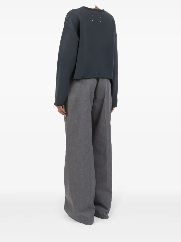 Maison Margiela ロゴ スウェットシャツ | グレー | FARFETCH JP