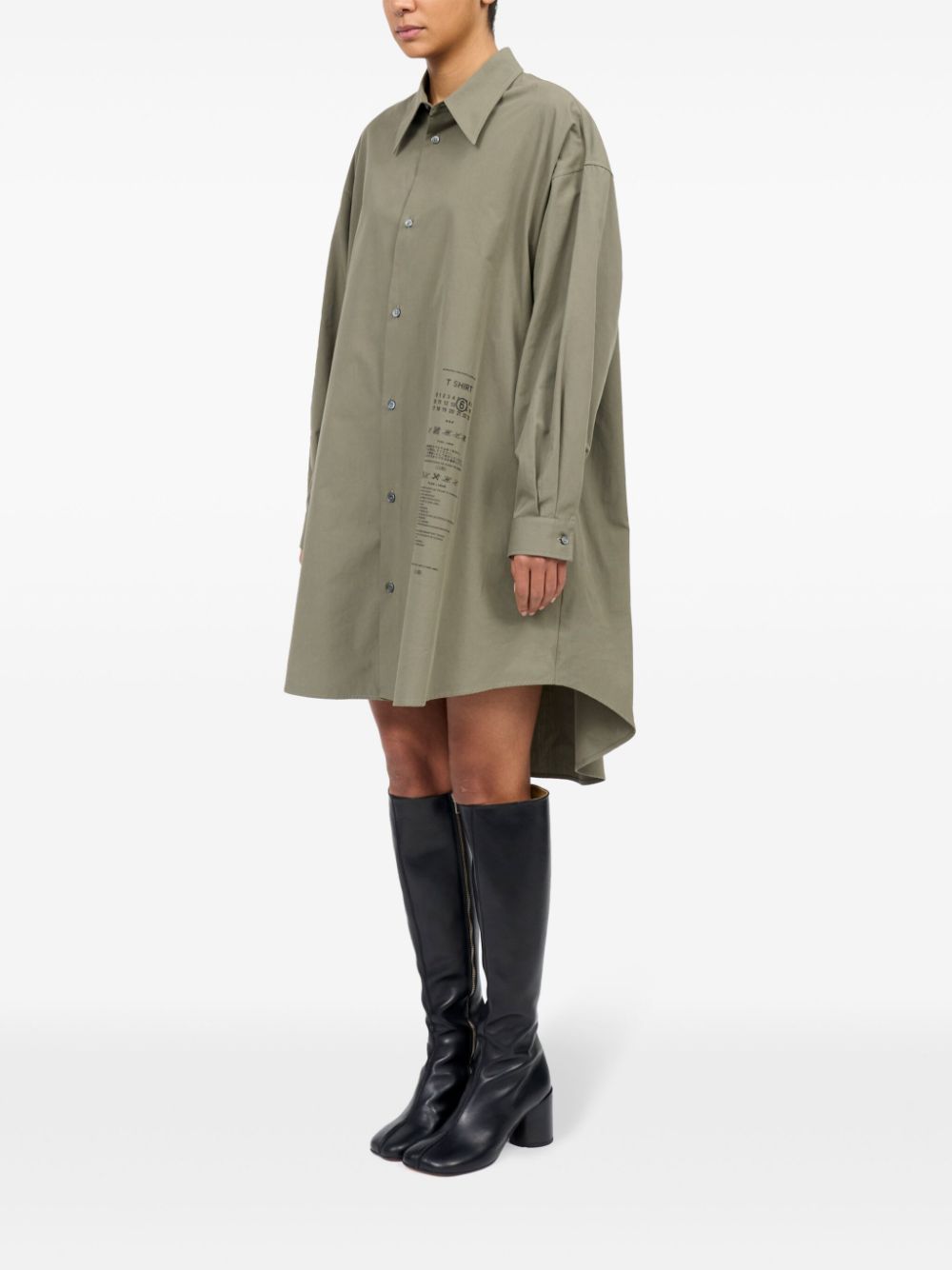 MM6 Maison Margiela cotton poplin shirt dress Women