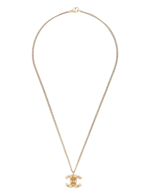 CHANEL Pre-Owned 2003 CC pendant necklace