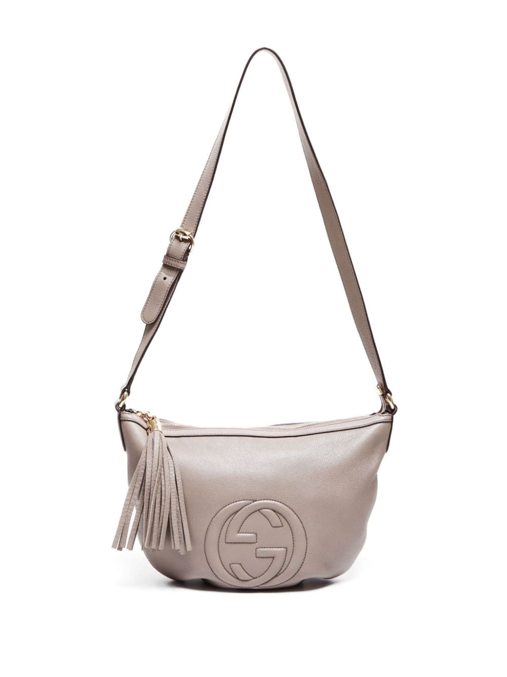 Pre-owned Gucci Soho Shoulder Bag In Neutrals