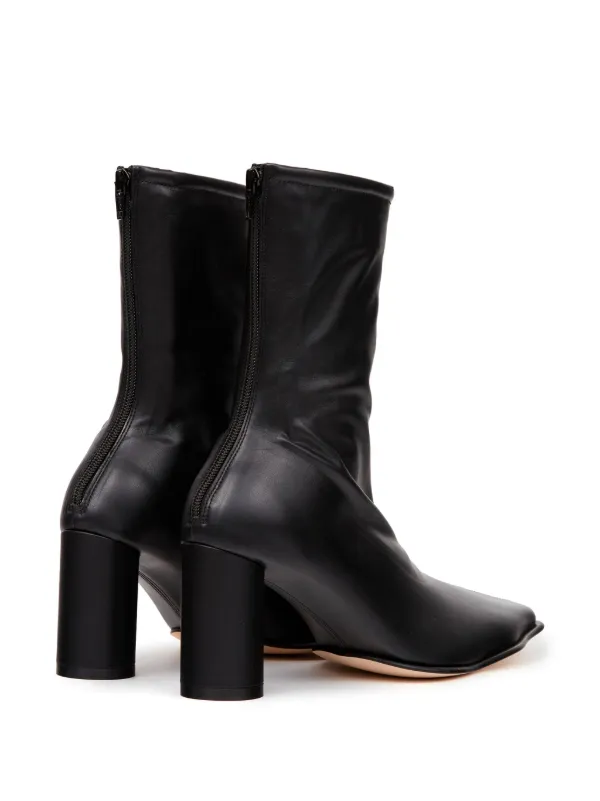 MM6 BLACKブーツ MM6 Maison Margiela Trunk Leather Boots | Black | FARFETCH