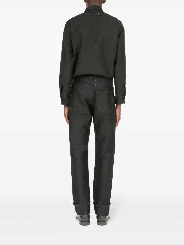 Maison Margiela 4ステッチ サテンパンツ | ブラック | FARFETCH JP