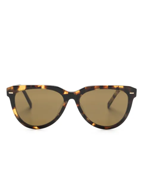 Miu Miu Eyewear tortoiseshell-effect round sunglasses