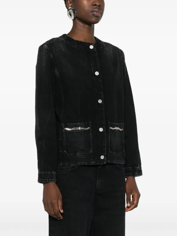 Givenchy black denim jacket best sale